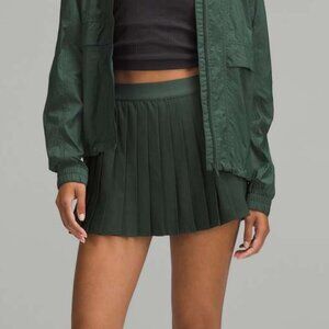Lululemon Pleated Tennis Skirt Legacy Green Size 8 NEW WITH TAGS High-Rise